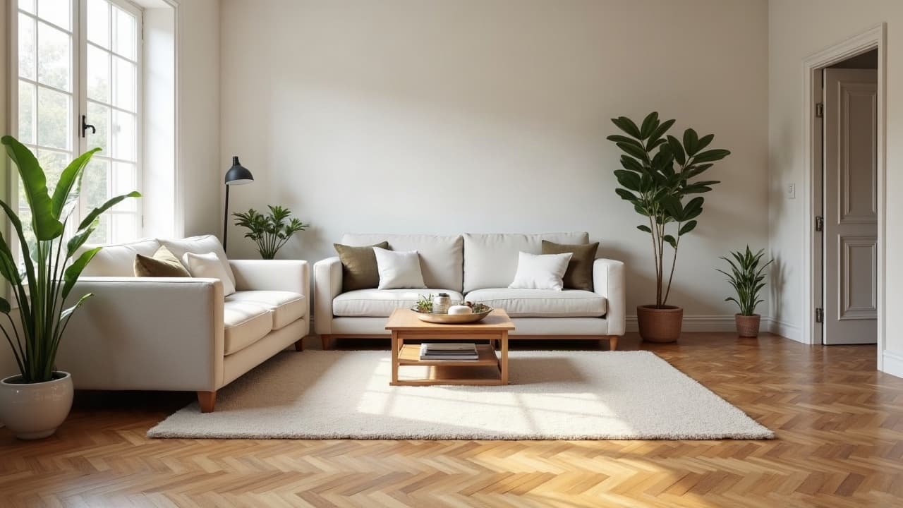 Pose flottante de parquet massif avec lames clipsées sur sous-couche isolante